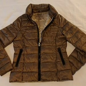 Packable down jacket.